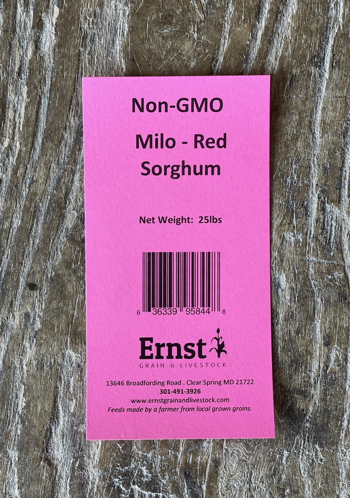 Milo, Red Sorghum 25lbs 5th Listing Product Picture