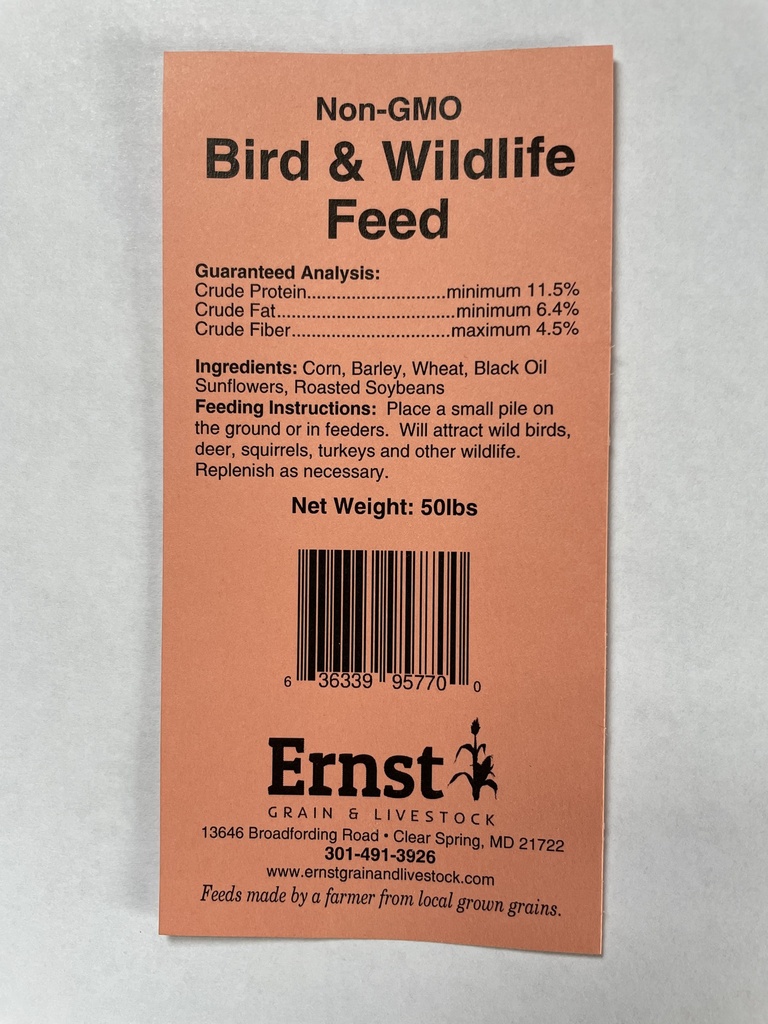 Non-GMO Bird & Wildlife Feed 50lbs 5th Listing Product Picture