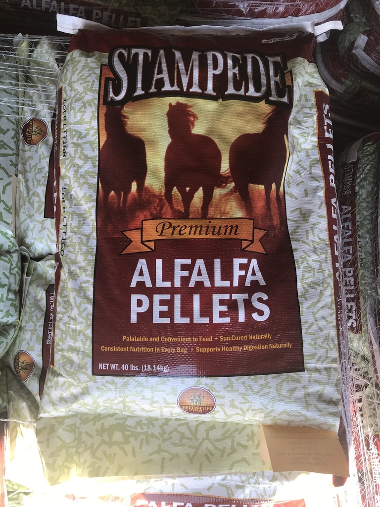 Stampede Alfalfa Pellets, Non-GMO 40 lb