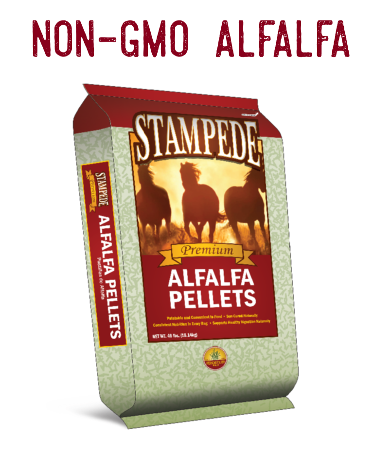 Stampede Alfalfa Pellets, Non-GMO 40 lb