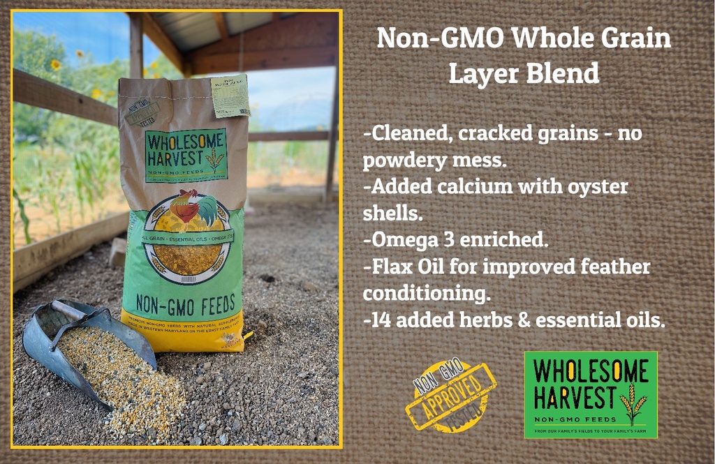 Wholesome Harvest Whole Grain Layer Blend 40lbs