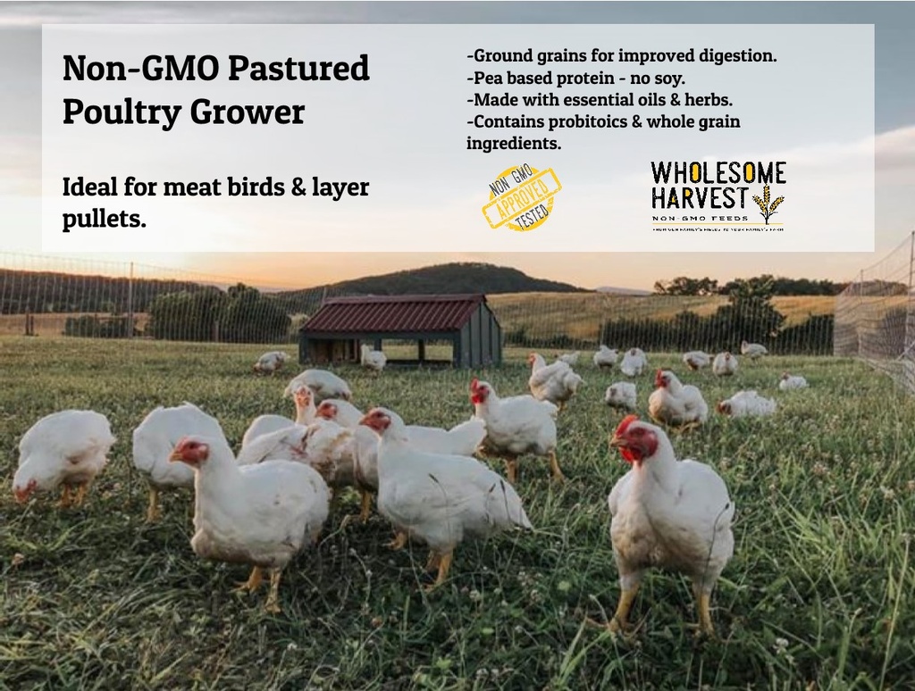 Wholesome Harvest Soy Free Pastured Poultry Grower 40lbs