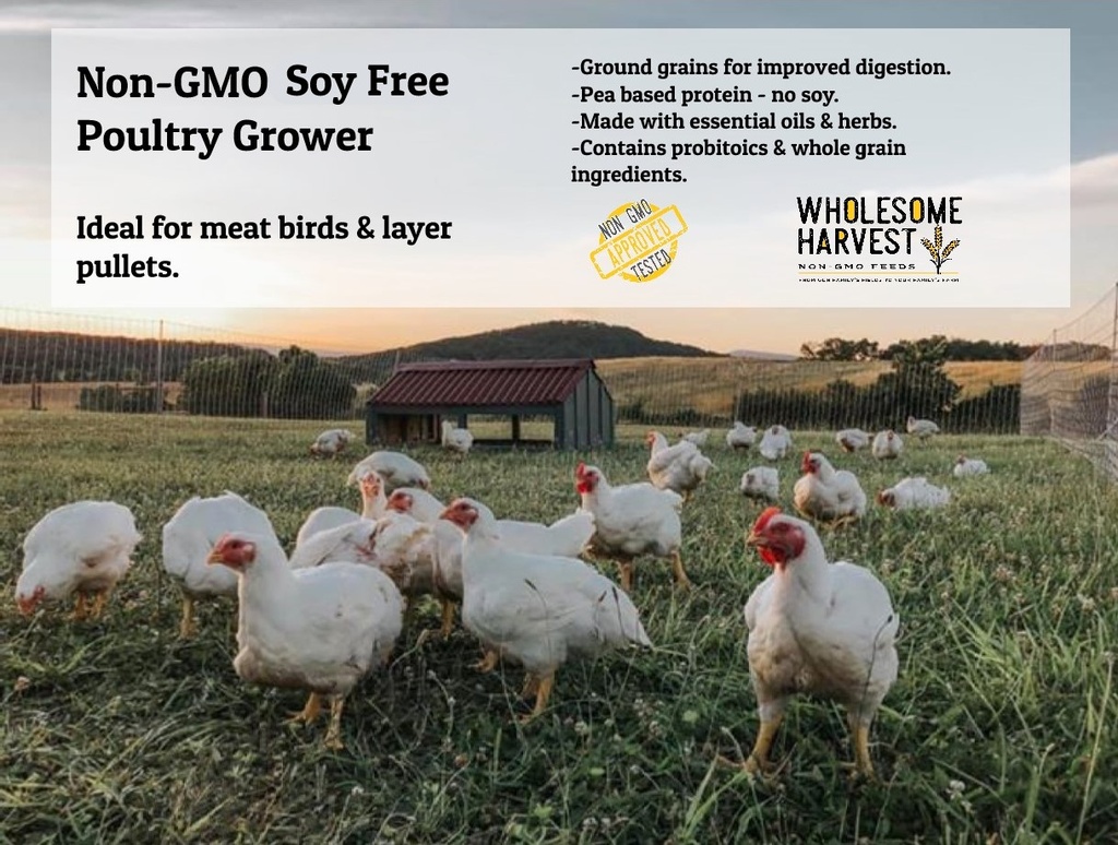 Wholesome Harvest Soy Free Pastured Poultry Grower 40lbs
