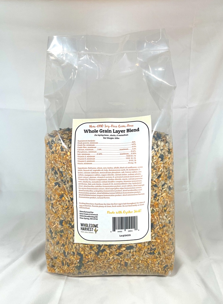 Wholesome Harvest Soy Free-Corn Free Whole Grain Layer Blend