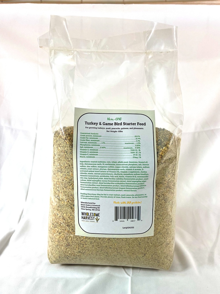 Wholesome Harvest Turkey & Game Bird Starter