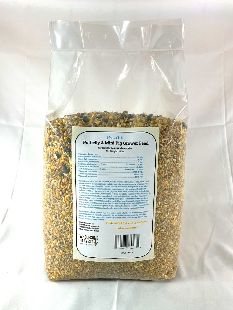 Wholesome Harvest Potbelly & Mini Pig Grower 10lbs