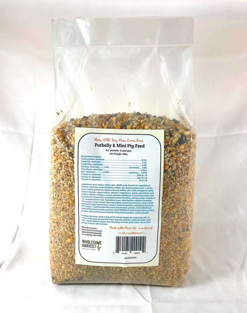 Wholesome Harvest Soy Free-Corn Free Potbelly & Mini Pig Feed