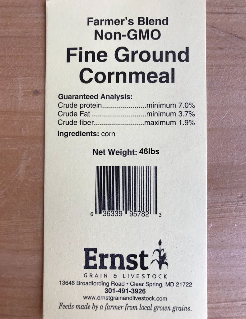 Non-GMO Fine Ground Cornmeal 46lbs