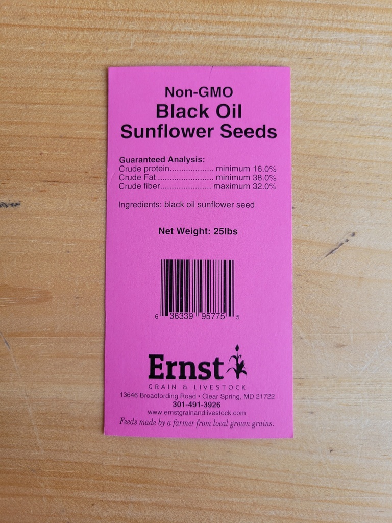 Non-GMO Black Oil Sunflowers 25lbs 5th Listing Product Picture