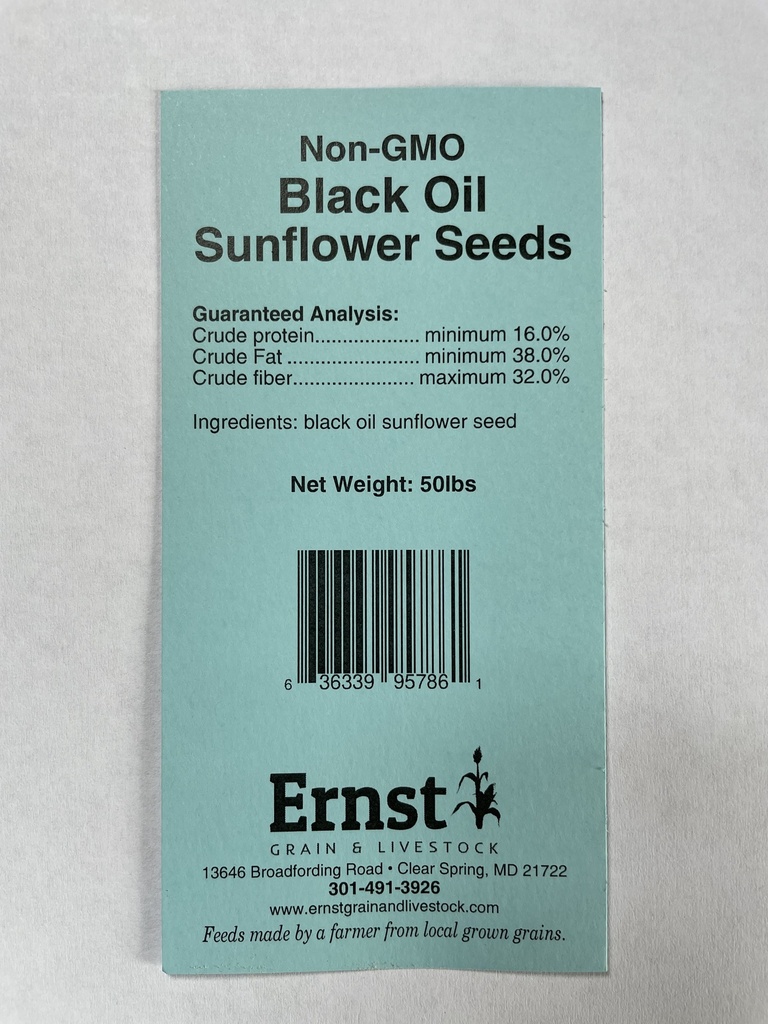 Non-GMO Black Oil Sunflowers 50lbs 5th Listing Product Picture
