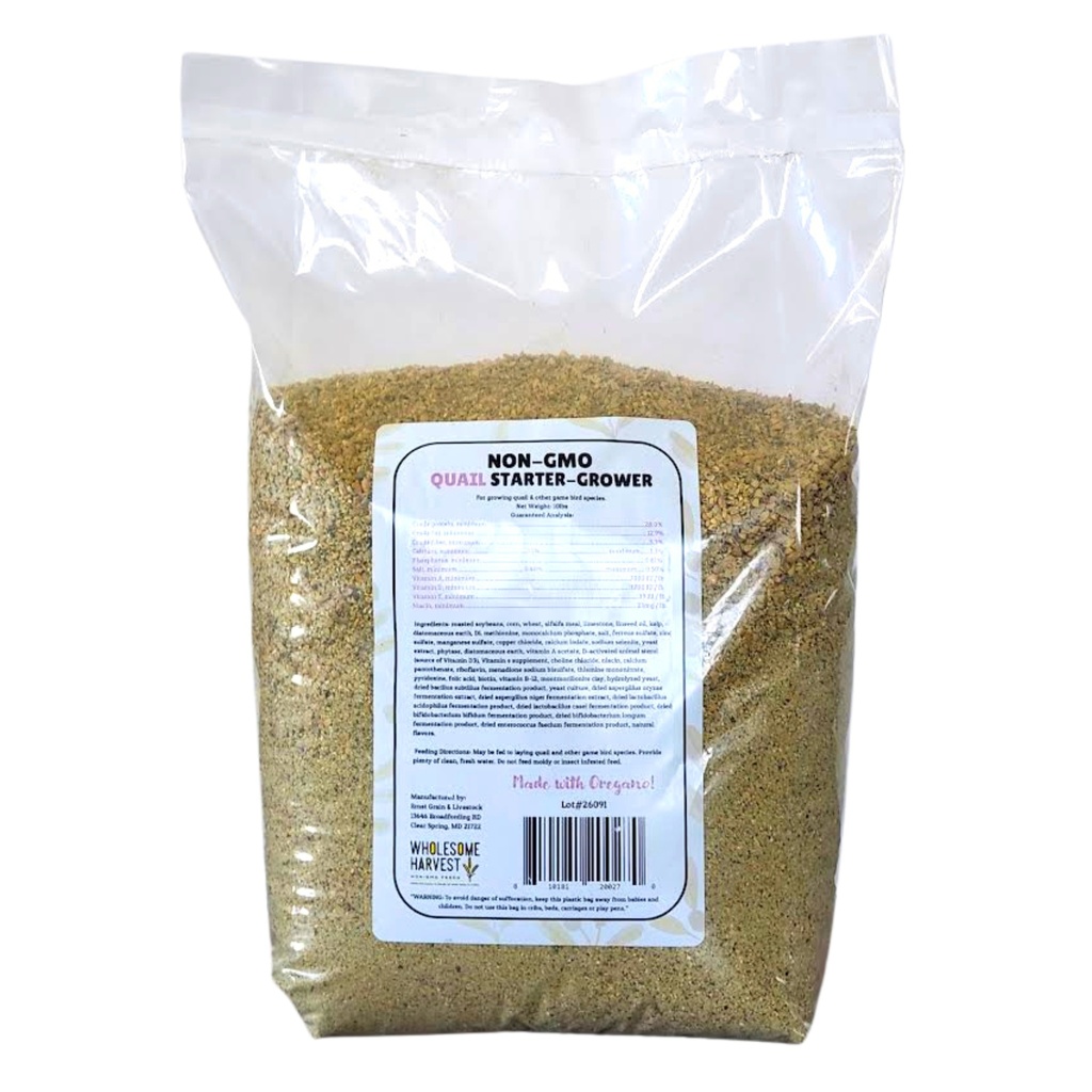 Wholesome Harvest Quail Starter/Grower 10lbs