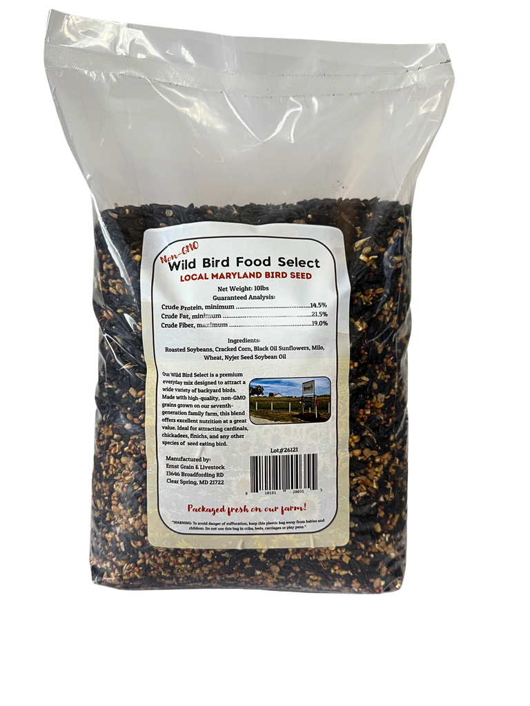 Non-GMO Wild Bird Food Select 10lb back